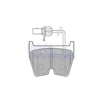 Bromsbeläggssats, Framaxel från Autofrance