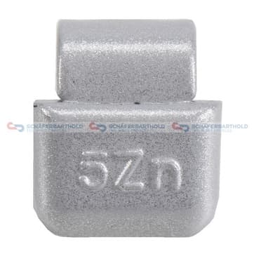 Balansvikt 100x 5g Zink grau från Autofrance