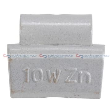 Balansvikt 100x 10g Zink grau från Autofrance