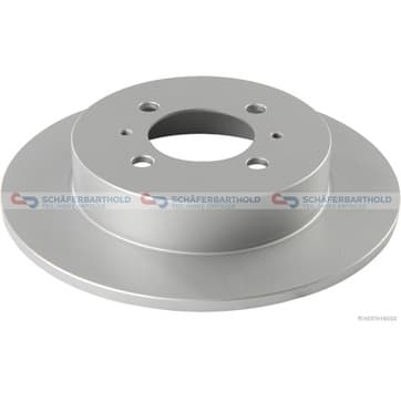 Bromsskiva, Bakaxel — Bakaxel från Autofrance