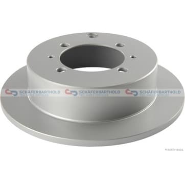 Bromsskiva, Bakaxel — Bakaxel från Autofrance