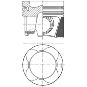 Kolv 81,51mm från Autofrance