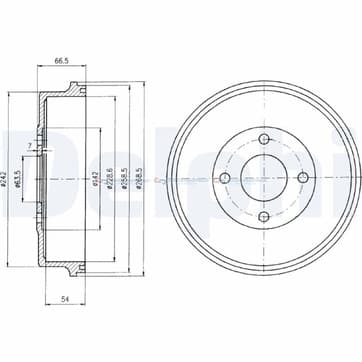 Bromstrumma 54 4 Ø-269mm från Autofrance