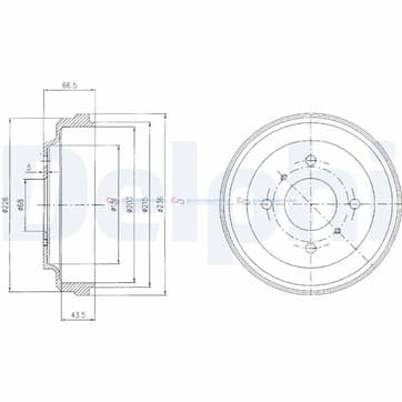 Bromstrumma 44 4 Ø-236mm från Autofrance