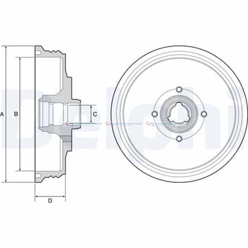 Bromstrumma 51 4 Ø-275mm från Autofrance
