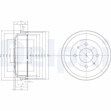 Bromstrumma 45 4 Ø-222mm från Autofrance