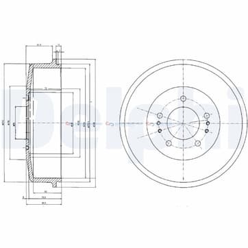 Bromstrumma 65 5 Ø-296mm från Autofrance