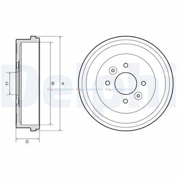 Bromstrumma 51 4 Ø-260mm från Autofrance