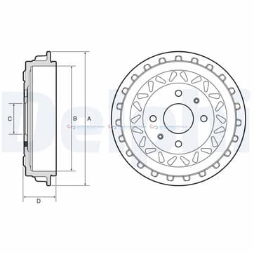 Bromstrumma 45 4 Ø-258mm från Autofrance