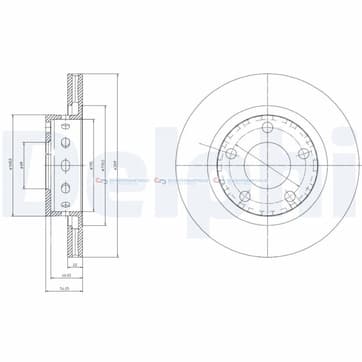 Bromsskiva ytterø-269mm från Autofrance