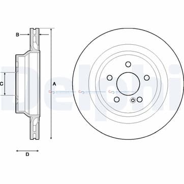 Bromsskiva ytterø-320mm från Autofrance