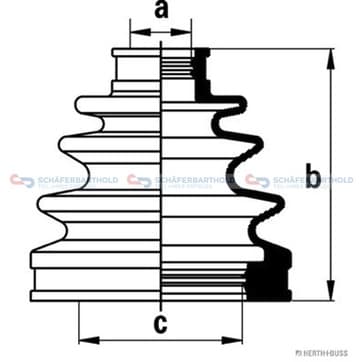 Damasksats, drivaxel från Autofrance