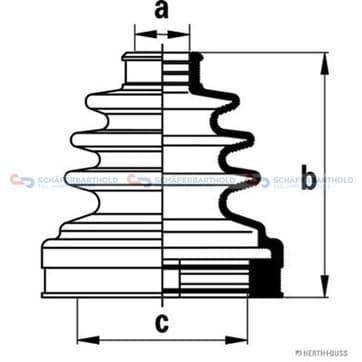 Damasksats, drivaxel från Autofrance