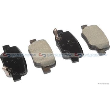 Bromsbeläggssats, Bakaxel — Bakaxel från Autofrance