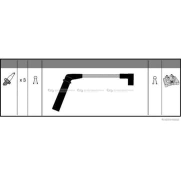 Tändkabelsats från Autofrance