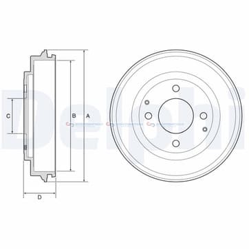 Bromstrumma 39 4 Ø-240mm från Autofrance