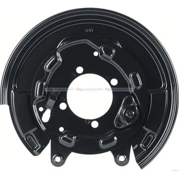 Stänkskydd, bromsskiva, Bakaxel höger — Bakaxel höger från Autofrance
