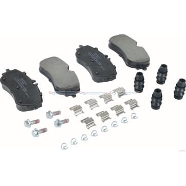 Bromsbeläggssats, Bakaxel — Bakaxel från Autofrance