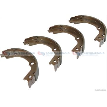 Bromsbandssats, parkeringsbroms 26,5 Ø-167mm från Autofrance