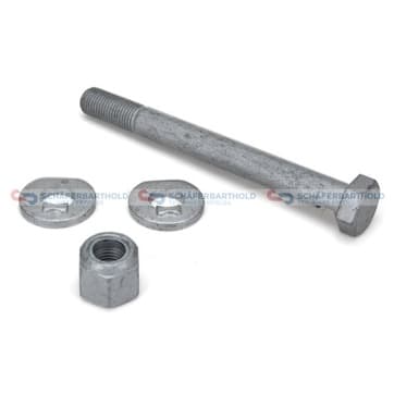 Monterings- och bultsats, styr-/släparm, Framaxel vänster — Framaxel vänster från Autofrance