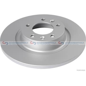 Bromsskiva, Bakaxel från Autofrance
