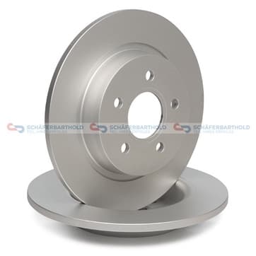 Bromsskiva, Bakaxel — Bakaxel från Autofrance