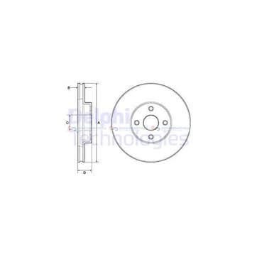 Bromsskiva, Framaxel — Framaxel från Autofrance