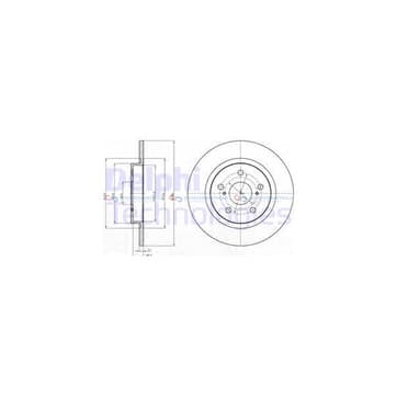 Bromsskiva, Bakaxel från Autofrance