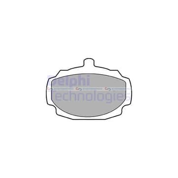 Bromsbeläggssats från Autofrance