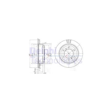 Bromsskiva, Bakaxel — Bakaxel från Autofrance