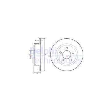 Bromsskiva, Bakaxel — Bakaxel från Autofrance