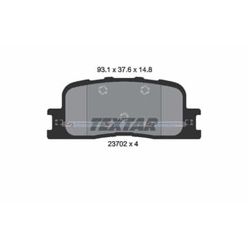 Bromsbeläggssats från Autofrance
