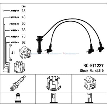 Tändkabelsats 7 från Autofrance