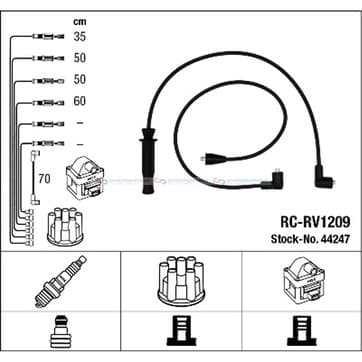 Tändkabelsats 5 från Autofrance