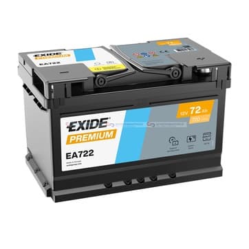 Startbatteri 72Ah 720A från Autofrance