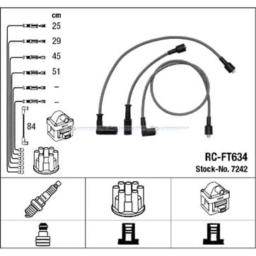 Tändkabelsats 5 från Autofrance