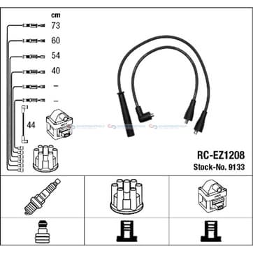 Tändkabelsats 5 från Autofrance