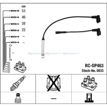 Tändkabelsats 4 från Autofrance