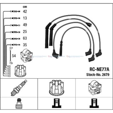 Tändkabelsats 7 från Autofrance