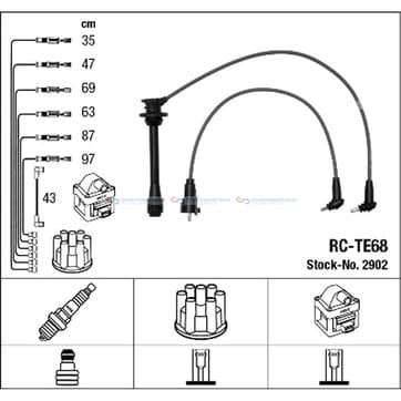 Tändkabelsats 7 från Autofrance