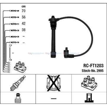 Tändkabelsats 4 från Autofrance