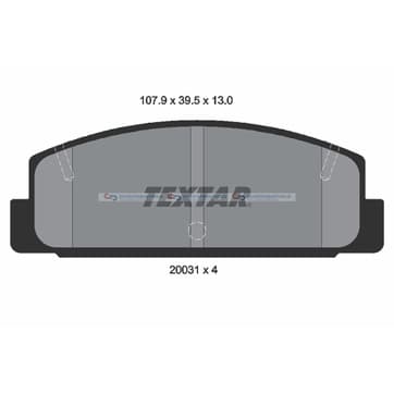 Bromsbeläggssats från Autofrance