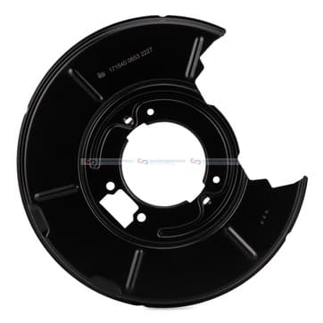 Stänkskydd, bromsskiva, Bakaxel höger — Bakaxel höger från Autofrance