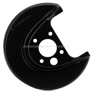 Stänkskydd, bromsskiva, Bakaxel vänster — Bakaxel vänster från Autofrance