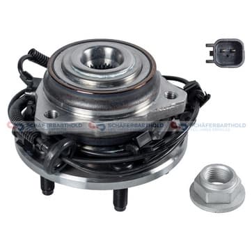 Hjullagerssats, Framaxel höger — Framaxel höger från Autofrance