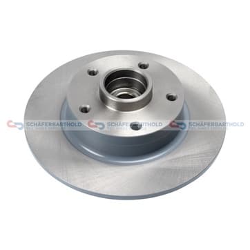 Bromsskiva, Bakaxel — Bakaxel från Autofrance