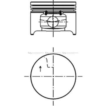 Kolv 79,5mm från Autofrance