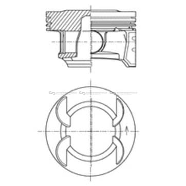 Kolv 79,5mm från Autofrance
