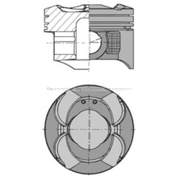 Kolv 72mm från Autofrance