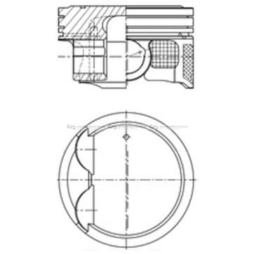 Kolv 72mm från Autofrance